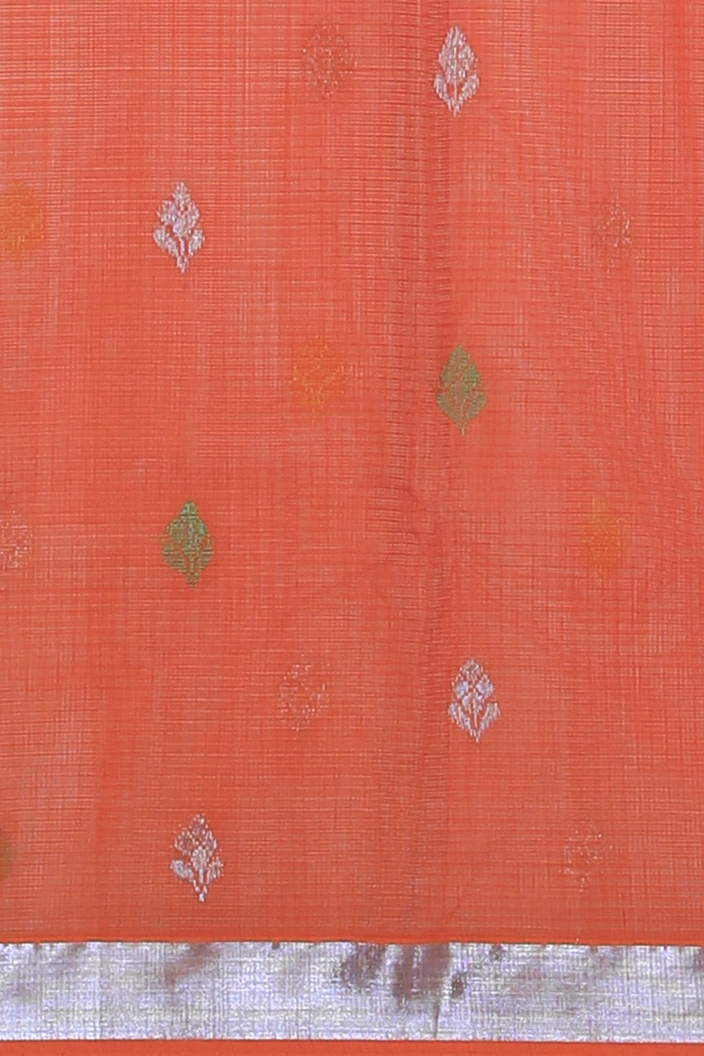 Image of Pure Zari Kota Pink Saree